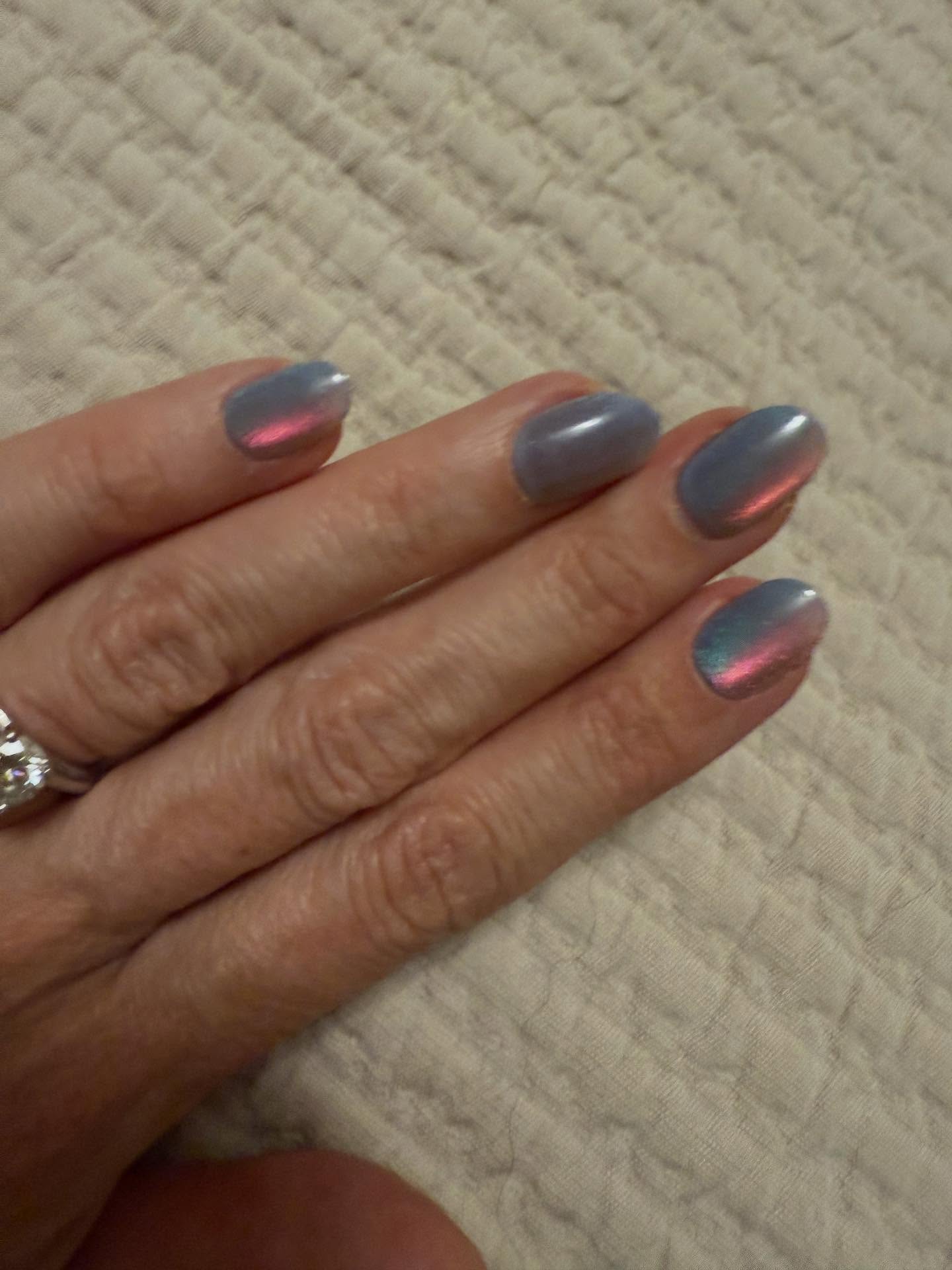 Sooooo very grateful for @impressnails 💅!!!! I used to be addicted to gel manicures and always felt my most beautiful and put together when my nails were on point!  And then…. Out of nowhere … I developed an allergy!  All of my nails lifted from their nailbeds and were damaged badly.  It took over 2 and a half years for the #onycholysis to completely grow out and look normal. See my previous post way down in my feed to view the damage! 😭😭😭. I thought I was doomed to never have the pretty, fun and funky nails that I had grown to love … until my client recommended Impress Nails!  I can’t believe how well they stay on and last!!! Additional bonus - way more affordable, wayyyy healthier and  way less time consuming!  Win win win!  #nails #manicure #allergies #theallergymom