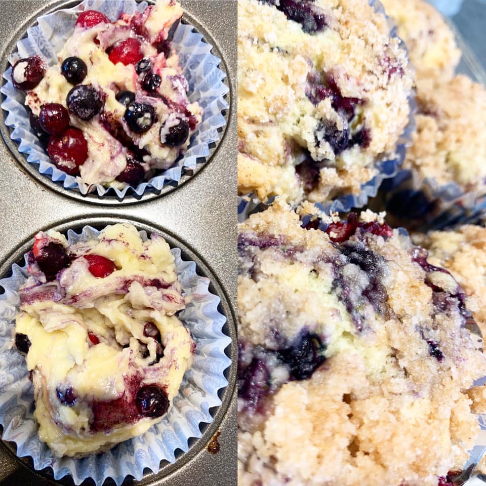 Dairy-Free Cranberry Blueberry Streusel Muffins – The Allergy Mom